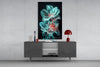 Flowers Blooming in the Light Glass Wall Art || Designer Collection by Insigneart USA