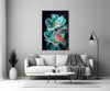 Flowers Blooming in the Light Glass Wall Art || Designer Collection by Insigneart USA