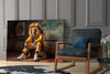 Yellow Jacket King Glass Wall Art || Designer Collection by Insigneart USA