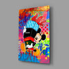 Mickey in the World of Brands Glass Wall Art || Designer Collection by Insigneart USA
