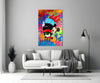 Mickey in the World of Brands Glass Wall Art || Designer Collection by Insigneart USA