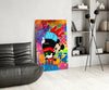 Mickey in the World of Brands Glass Wall Art || Designer Collection by Insigneart USA