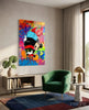 Mickey in the World of Brands Glass Wall Art || Designer Collection by Insigneart USA