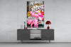 The Pink Panther's City States Glass Wall Art || Designer Collection by Insigneart USA