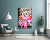 The Pink Panther's City States Glass Wall Art || Designer Collection by Insigneart USA