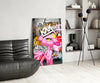 The Pink Panther's City States Glass Wall Art || Designer Collection by Insigneart USA