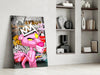 The Pink Panther's City States Glass Wall Art || Designer Collection by Insigneart USA