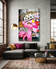 The Pink Panther's City States Glass Wall Art || Designer Collection by Insigneart USA