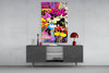 Mickey and Minnie: The Color of Love Glass Wall Art || Designer Collection by Insigneart USA