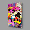 Mickey and Minnie: The Color of Love Glass Wall Art || Designer Collection by Insigneart USA