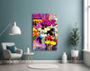 Mickey and Minnie: The Color of Love Glass Wall Art || Designer Collection by Insigneart USA