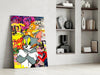 Tom and Jerry: Street Art Glass Wall Art || Designer Collection by Insigneart USA