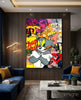 Tom and Jerry: Street Art Glass Wall Art || Designer Collection by Insigneart USA