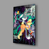 Bugs and Lola: The Graffiti Dance of Love Glass Wall Art || Designer Collection by Insigneart USA