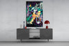 Bugs and Lola: The Graffiti Dance of Love Glass Wall Art || Designer Collection by Insigneart USA