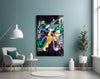 Bugs and Lola: The Graffiti Dance of Love Glass Wall Art || Designer Collection by Insigneart USA