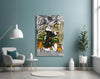 Bugs Bunny: The Game of Wealth Glass Wall Art || Designer Collection by Insigneart USA