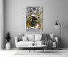 Bugs Bunny: The Game of Wealth Glass Wall Art || Designer Collection by Insigneart USA