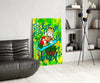 Scrooge McDuck: The Golden Throne Glass Wall Art || Designer Collection by Insigneart USA