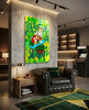 Scrooge McDuck: The Golden Throne Glass Wall Art || Designer Collection by Insigneart USA