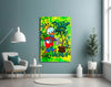 Scrooge McDuck: The Golden Throne Glass Wall Art || Designer Collection by Insigneart USA