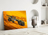 AMG's Fire Yellow Speed Glass Wall Art || Designer Collection by Insigneart USA