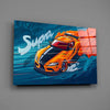 Supra Blazing Speed Glass Wall Art || Designer Collection by Insigneart USA