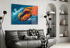 Supra Blazing Speed Glass Wall Art || Designer Collection by Insigneart USA