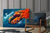 Supra Blazing Speed Glass Wall Art || Designer Collection by Insigneart USA