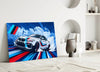 BMW M2 Dance of Speed Glass Wall Art || Designer Collection by Insigneart USA