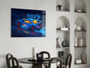 Subaru BRZ Blue Speed Glass Wall Art || Designer Collection by Insigneart USA