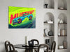 Roaring Mustang Glass Wall Art || Designer Collection by Insigneart USA