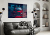 EVO X Red Storm Glass Wall Art || Designer Collection by Insigneart USA