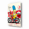 Homer's Street Art Glass Wall Art || Designer Collection by Insigneart USA