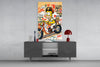 Biker Homer Gulf Style Glass Wall Art || Designer Collection by Insigneart USA