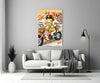 Biker Homer Gulf Style Glass Wall Art || Designer Collection by Insigneart USA