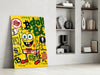 Crypto SpongeBob Glass Wall Art || Designer Collection by Insigneart USA