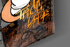 The Rebel Face of Scrooge Glass Wall Art || Designer Collection by Insigneart USA