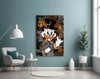 The Rebel Face of Scrooge Glass Wall Art || Designer Collection by Insigneart USA