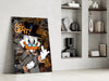 The Rebel Face of Scrooge Glass Wall Art || Designer Collection by Insigneart USA