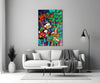 Scrooge's Cash Harvest Glass Wall Art || Designer Collection by Insigneart USA