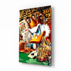 Scrooge King of Poker Glass Wall Art || Designer Collection by Insigneart USA