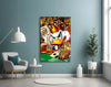 Scrooge King of Poker Glass Wall Art || Designer Collection by Insigneart USA
