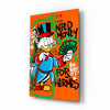 Hermes' Scrooge Glass Wall Art || Designer Collection by Insigneart USA