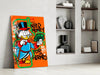 Hermes' Scrooge Glass Wall Art || Designer Collection by Insigneart USA