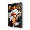 Scrooge: Forbes Billionaire Glass Wall Art || Designer Collection by Insigneart USA