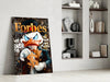 Scrooge: Forbes Billionaire Glass Wall Art || Designer Collection by Insigneart USA