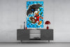 Scrooge's Money Rain Glass Wall Art || Designer Collection by Insigneart USA