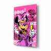 Minnie and Champagne Glass Wall Art || Designer Collection by Insigneart USA