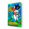 Donald the Money Man Glass Wall Art || Designer Collection by Insigneart USA